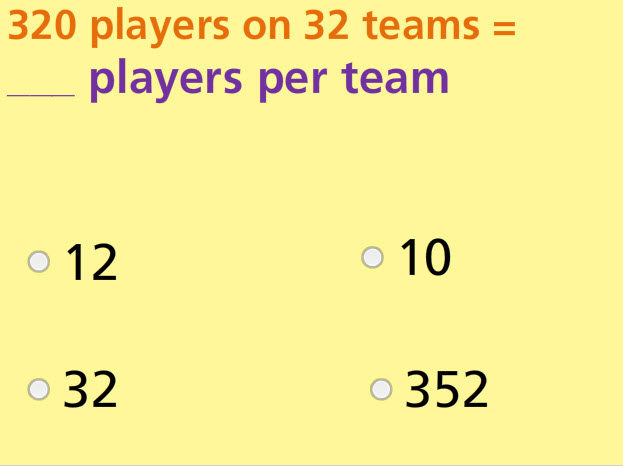 Unit Rates Math Test